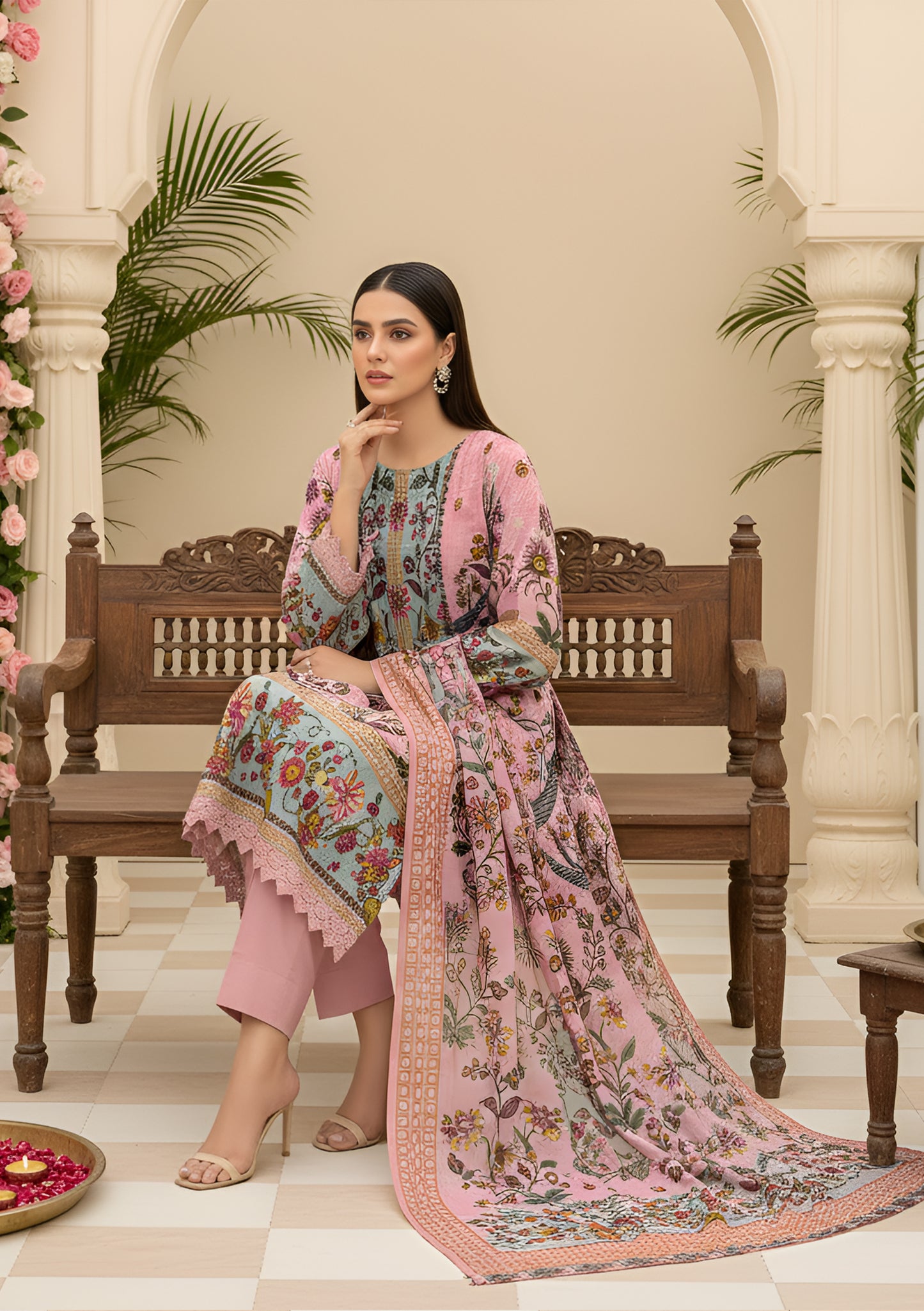 Noor Jahan 3Pcs De-LA35-P30335