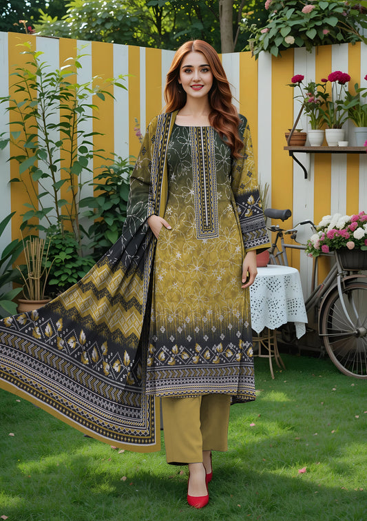 BinNoor Fab Linen Bana Dora 3pcs De-BL23-P30224