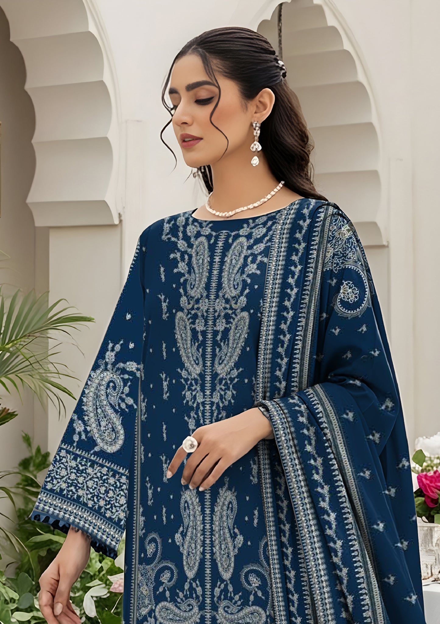 BinNoor Fab Khaddar 3Pcs De-KH31-P30298