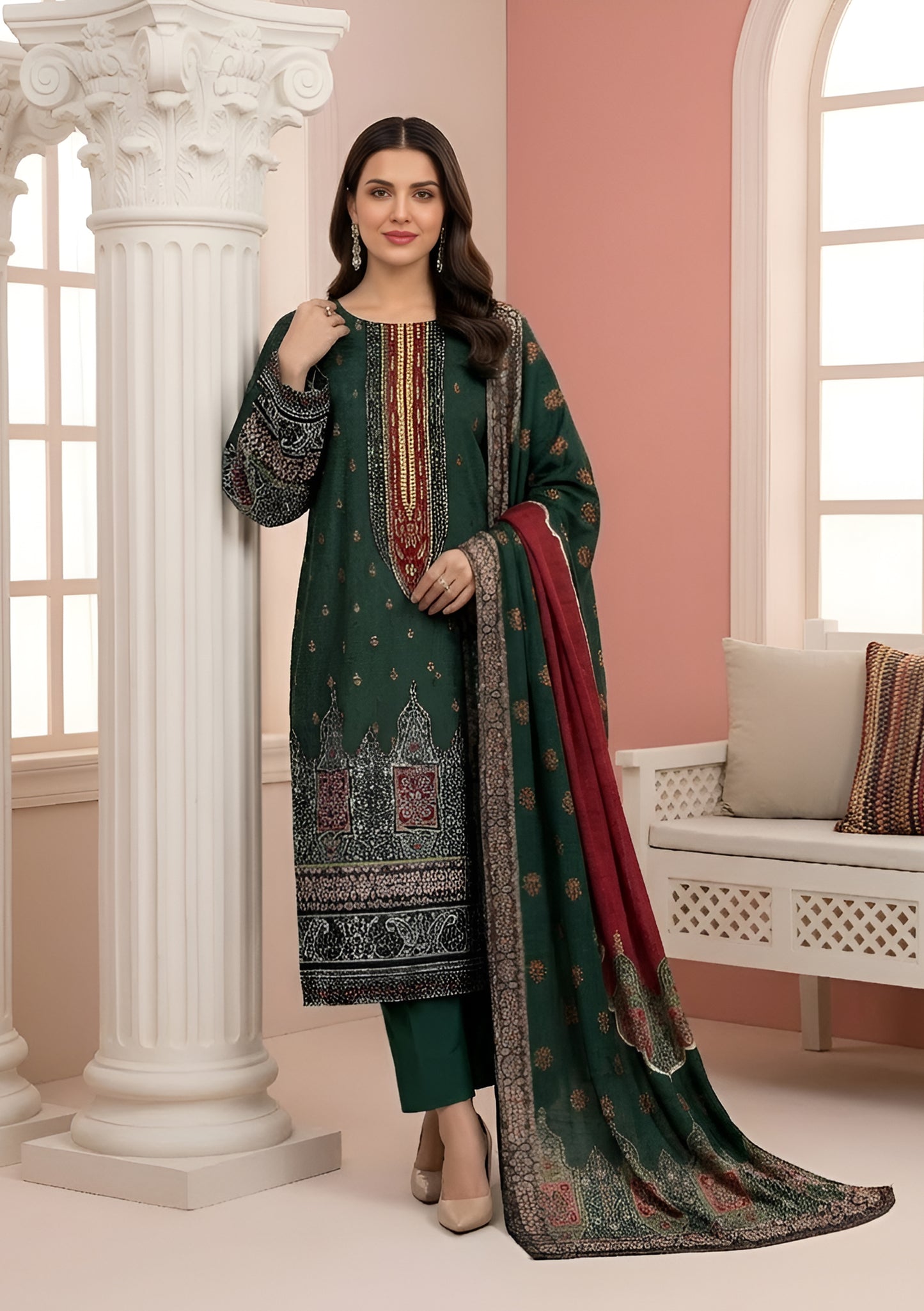 Sapna 3Pcs DE-LA45-P30438