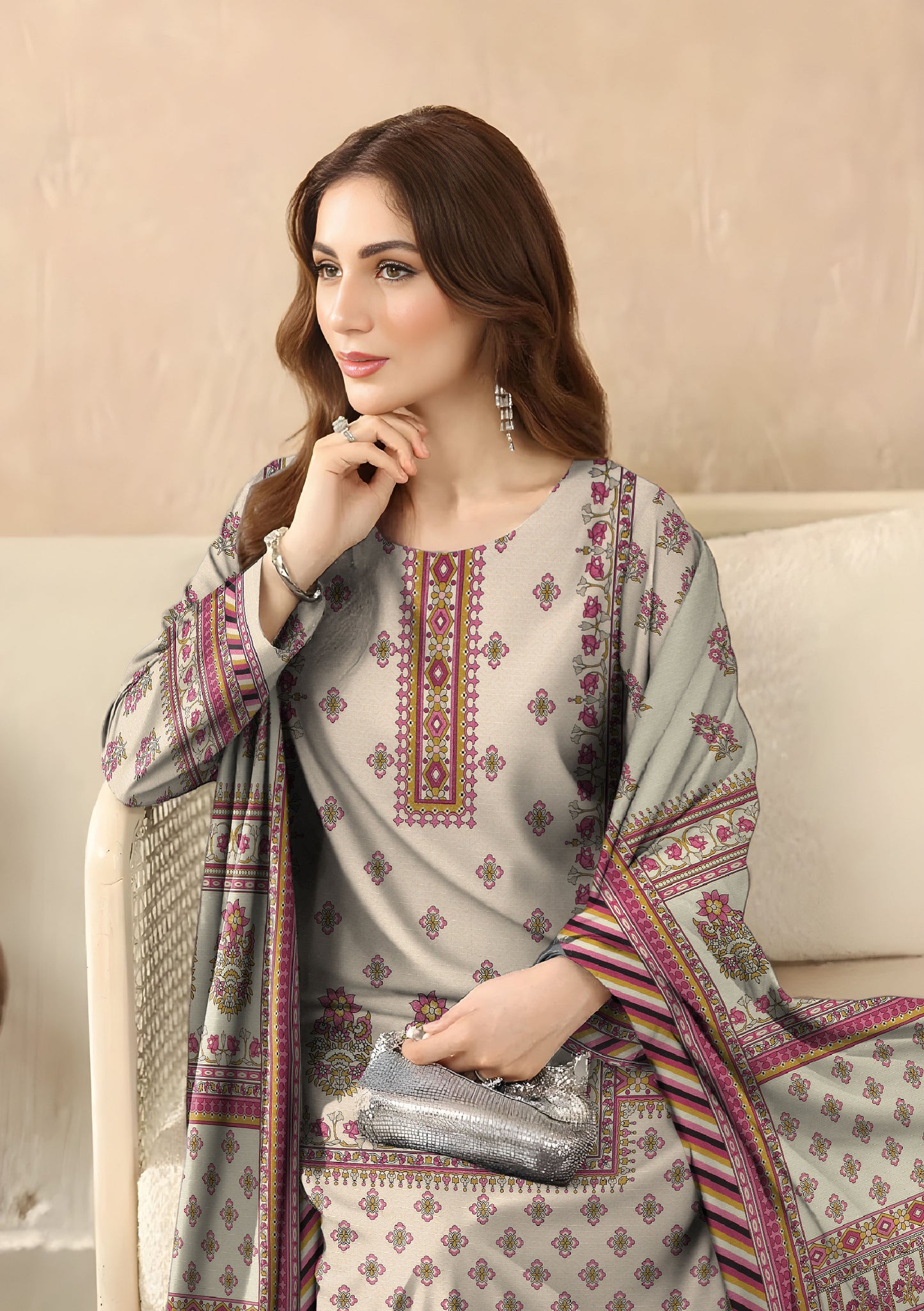 BinNoor Fab Linen Bana Dora 3pcs De-BL26-P30251