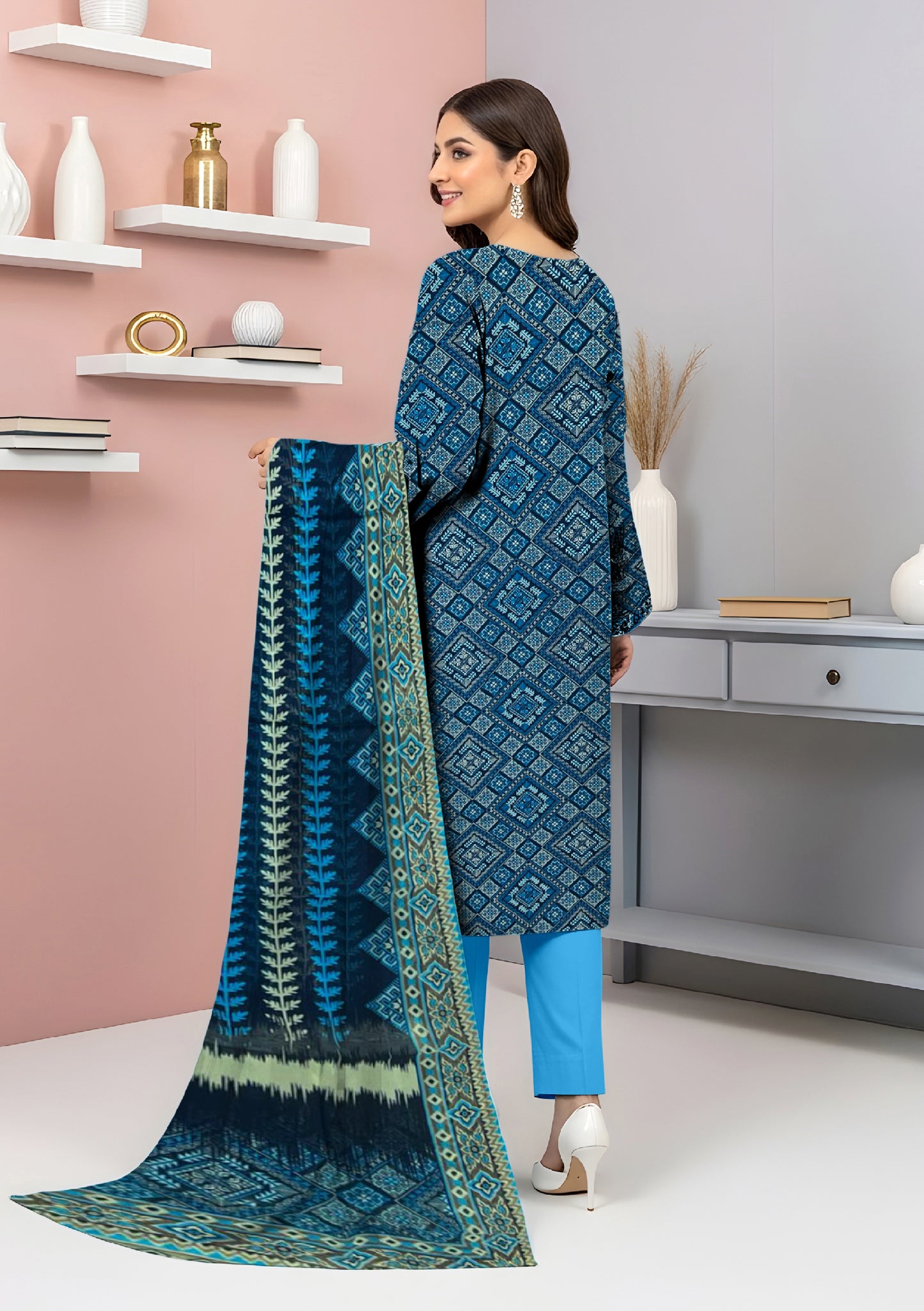 Gull e Zahra 3Pcs DE-LA42-P30411