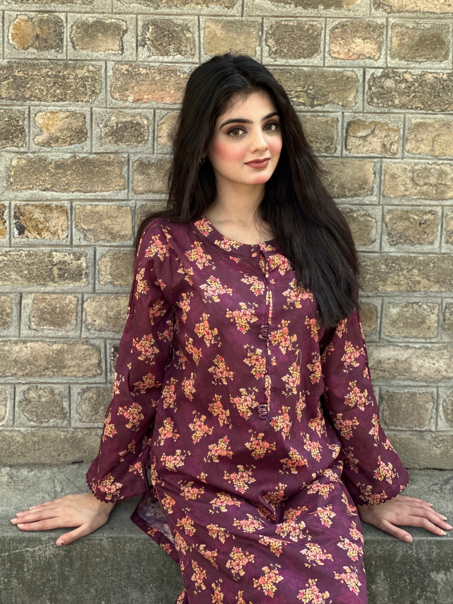 BinNoor Fab Lawn Stitched 2Pcs DE-LA06-P2-S052