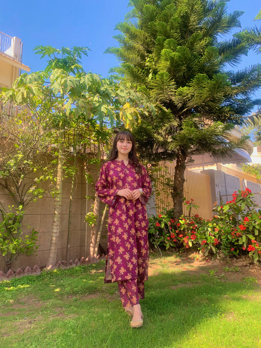 BinNoor Fab Lawn Stitched 2Pcs DE-LA06-P2-S052