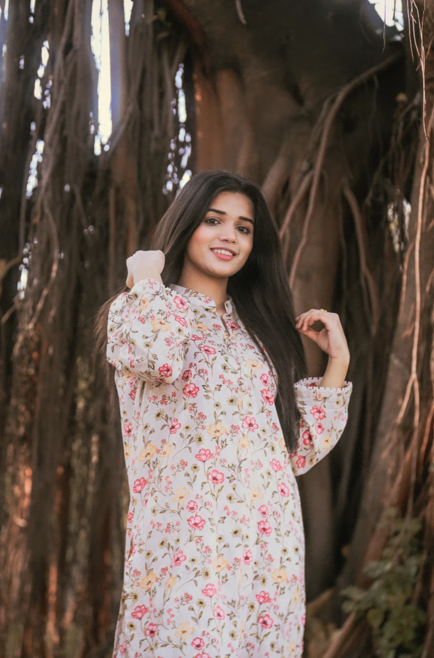 BinNoor Fab Lawn Stitched 2Pcs DE-LA06-P2-S046