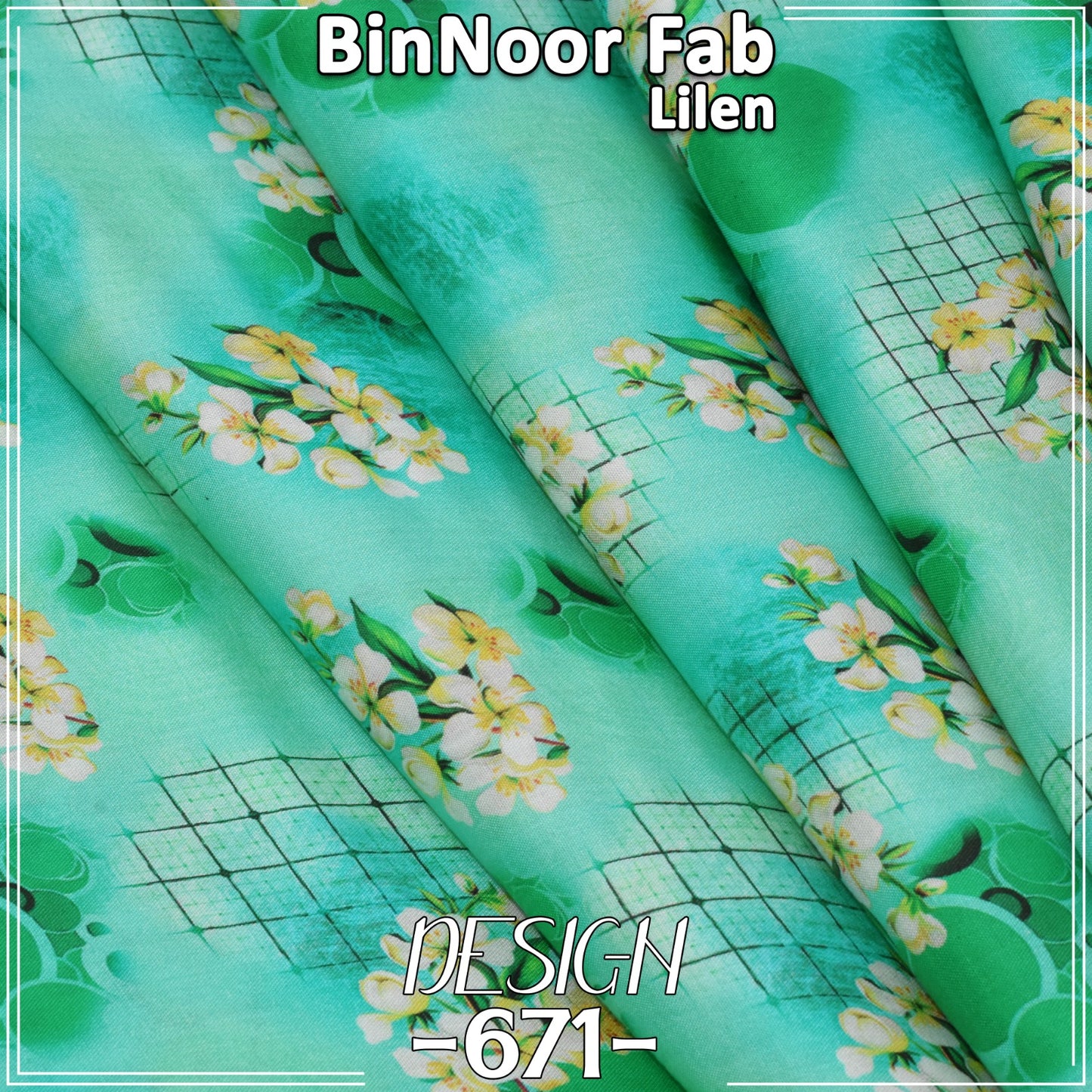 Nisha By BinNoor Fab Linen  De-LN06-P2671
