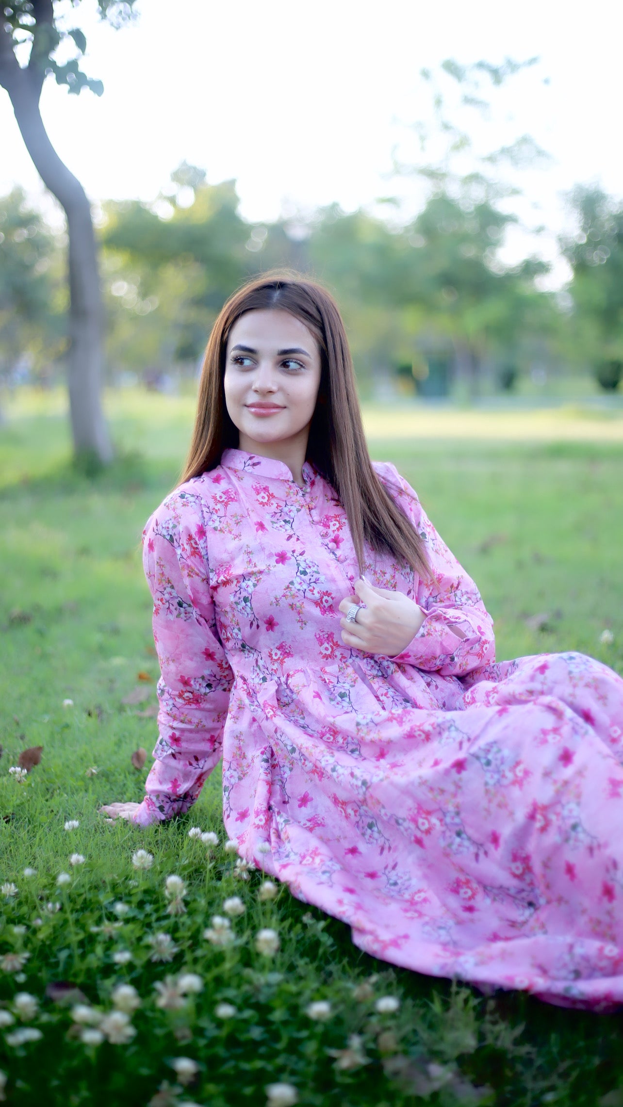 BinNoor Fab Lawn Stitched Maxi DE-LA07-P2-S063