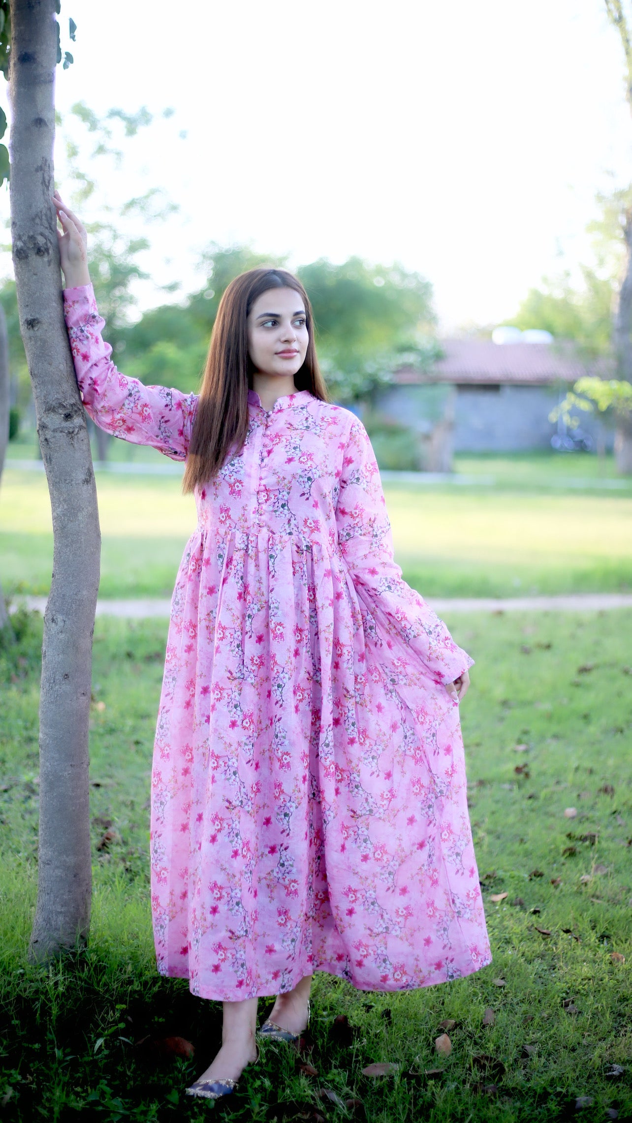 BinNoor Fab Lawn Stitched Maxi DE-LA07-P2-S063