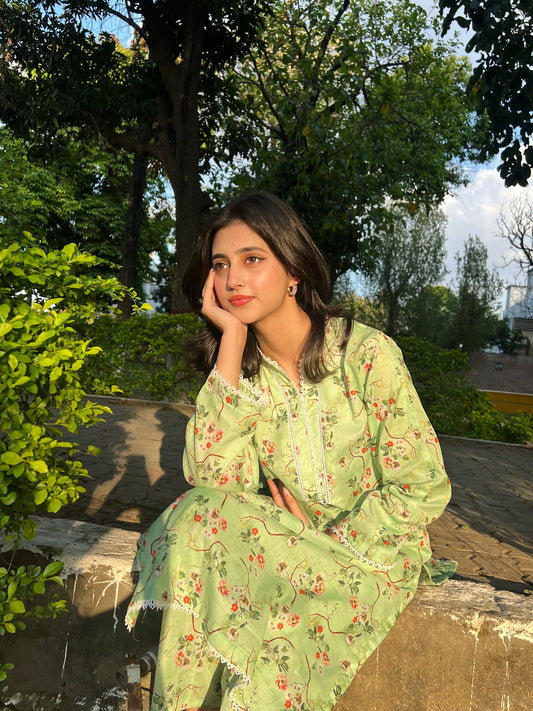 BinNoor Fab Lawn Stitched 2Pcs DE-LA07-P2-S057