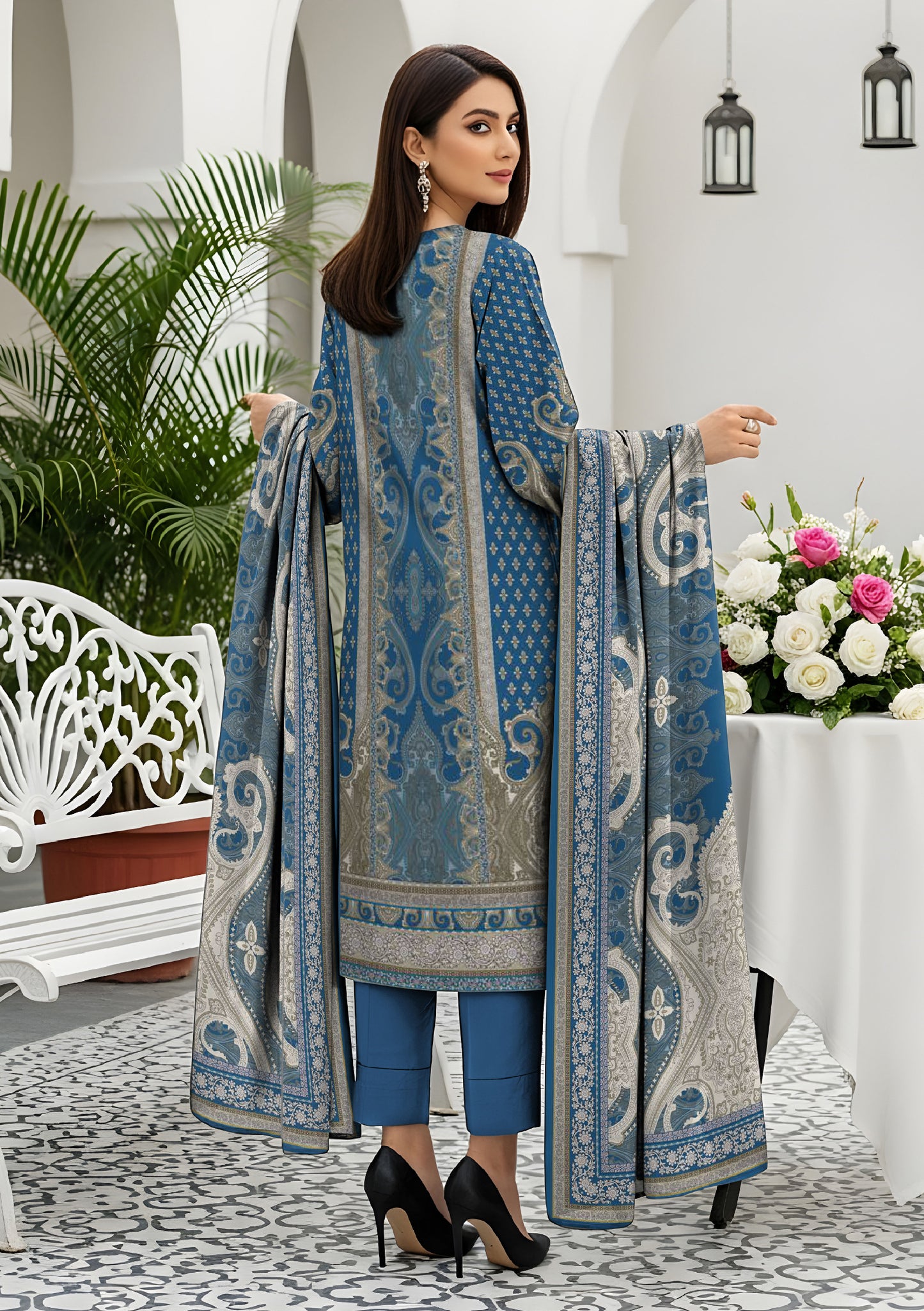 BinNoor Fab Khaddar 3Pcs De-KH31-P30302