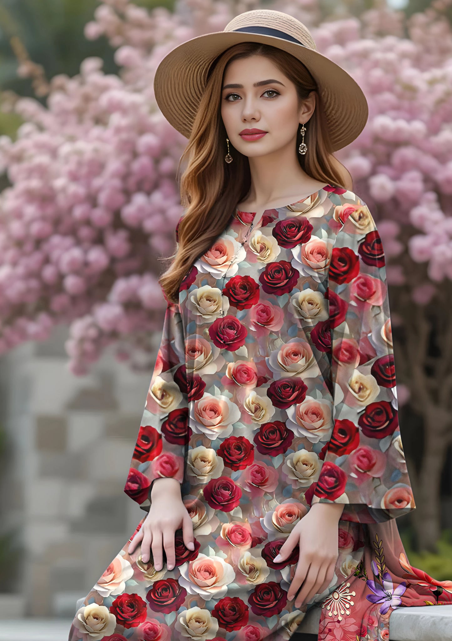BinNoor Fab Lawn 3Pcs De-LA22-P30217