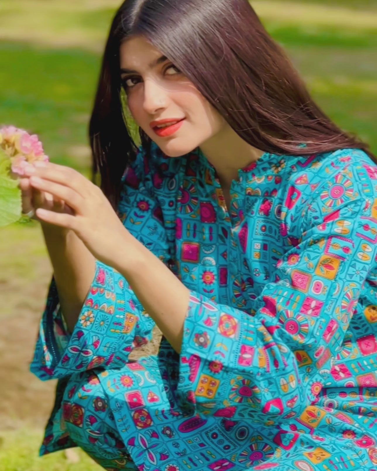 BinNoor Fab Lawn Stitched 2Pcs DE-LA05-P2-S037