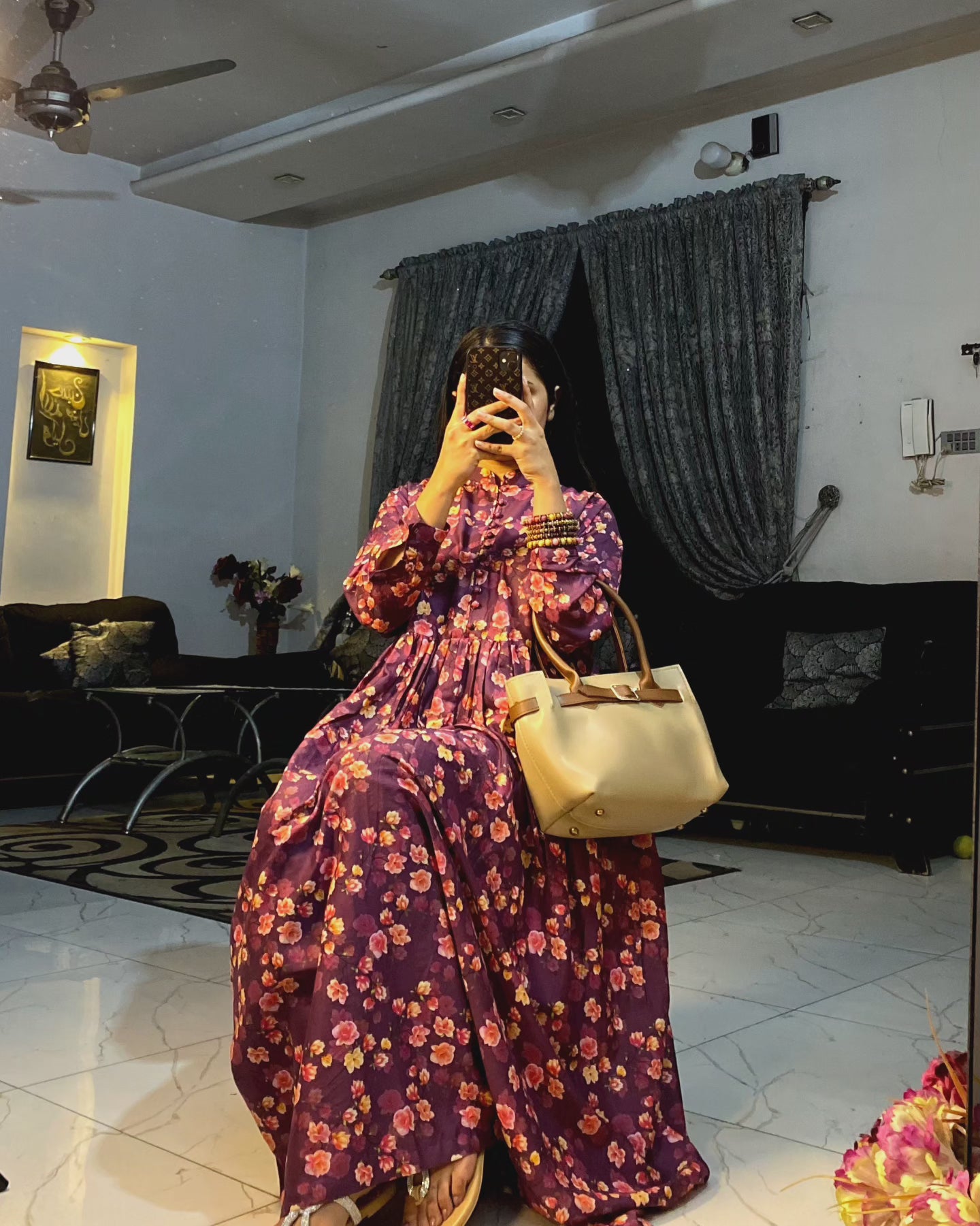 BinNoor Fab Lawn Stitched Maxi DE-LA05-P2-S043