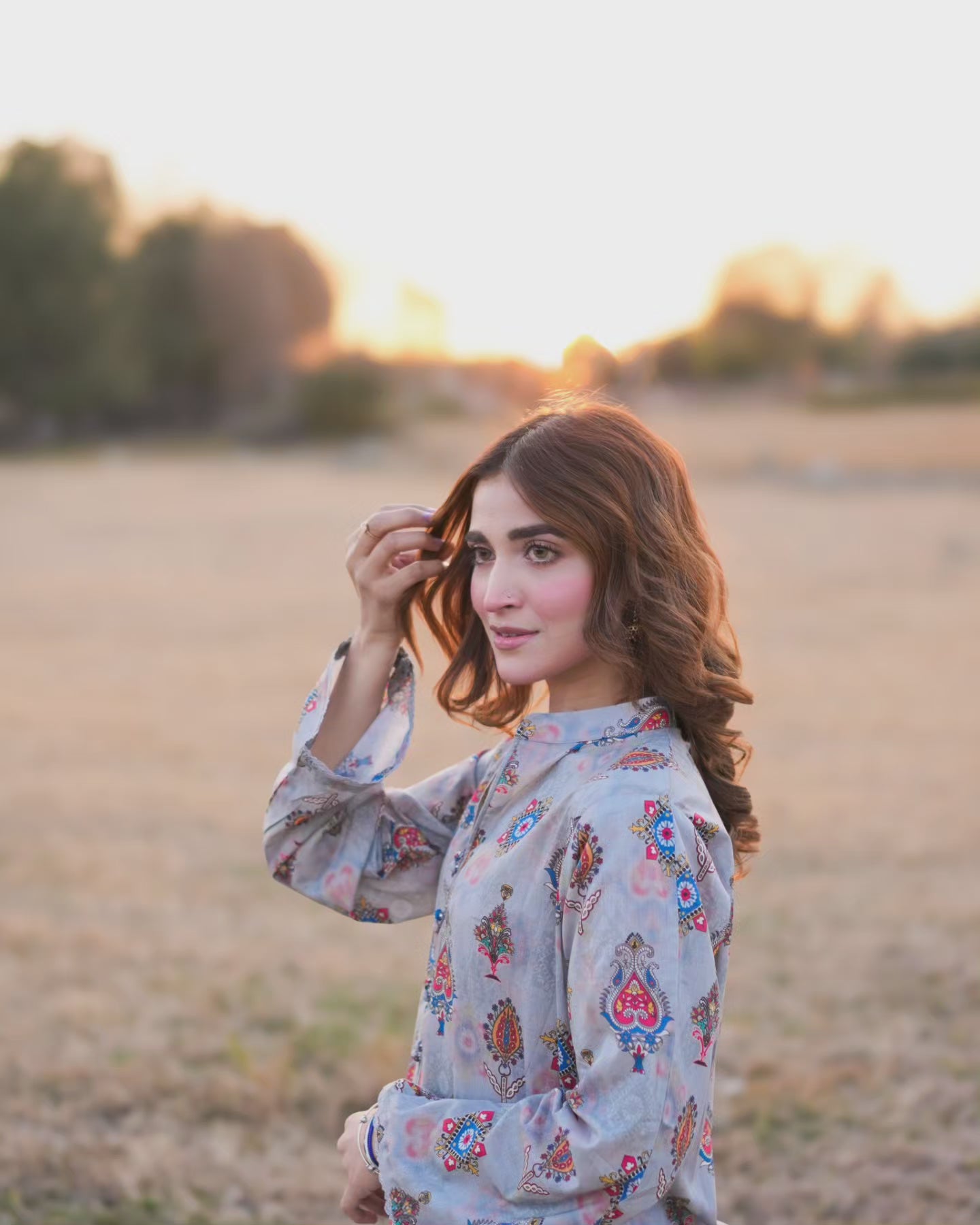 BinNoor Fab Lawn Stitched 2Pcs DE-LA05-P2-S041