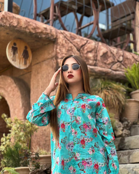 BinNoor Fab Lawn Stitched 2Pcs DE-LA05-P2-S040