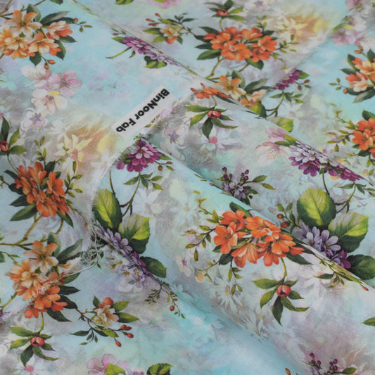 BinNoor Fab Lawn De-LA127-P21355