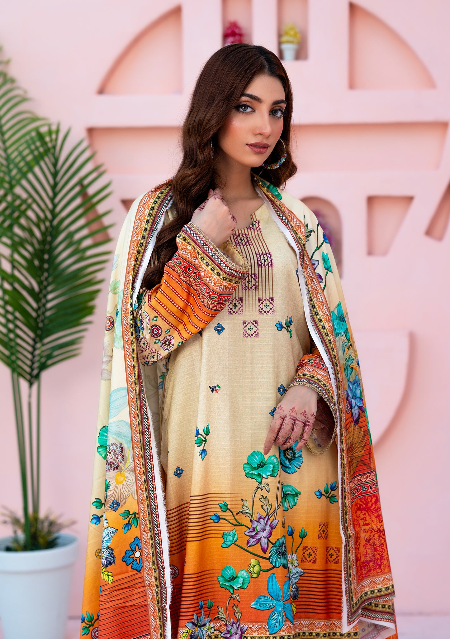 BinNoor Fab Linen Bana Dora 3pcs De-BL01-P3007