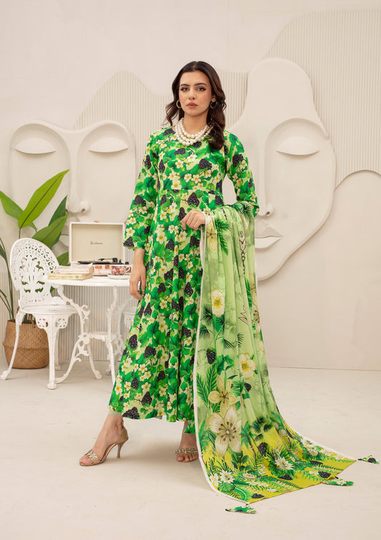 BinNoor Fab Lawn 3Pcs De-LA12-P30119
