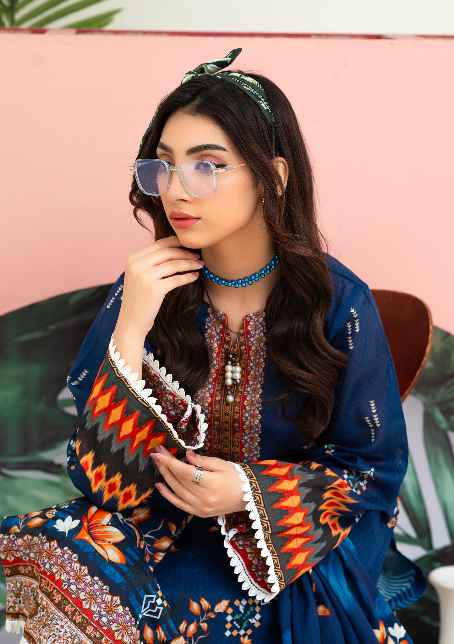 BinNoor Fab Lawn 3Pcs De-LA08-P3076