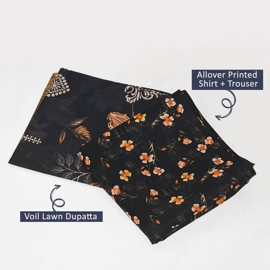 BinNoor Fab Lawn 3Pcs De-LA08-P3078