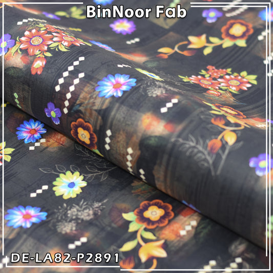 BinNoor Fab Lawn De-LA82-P2891