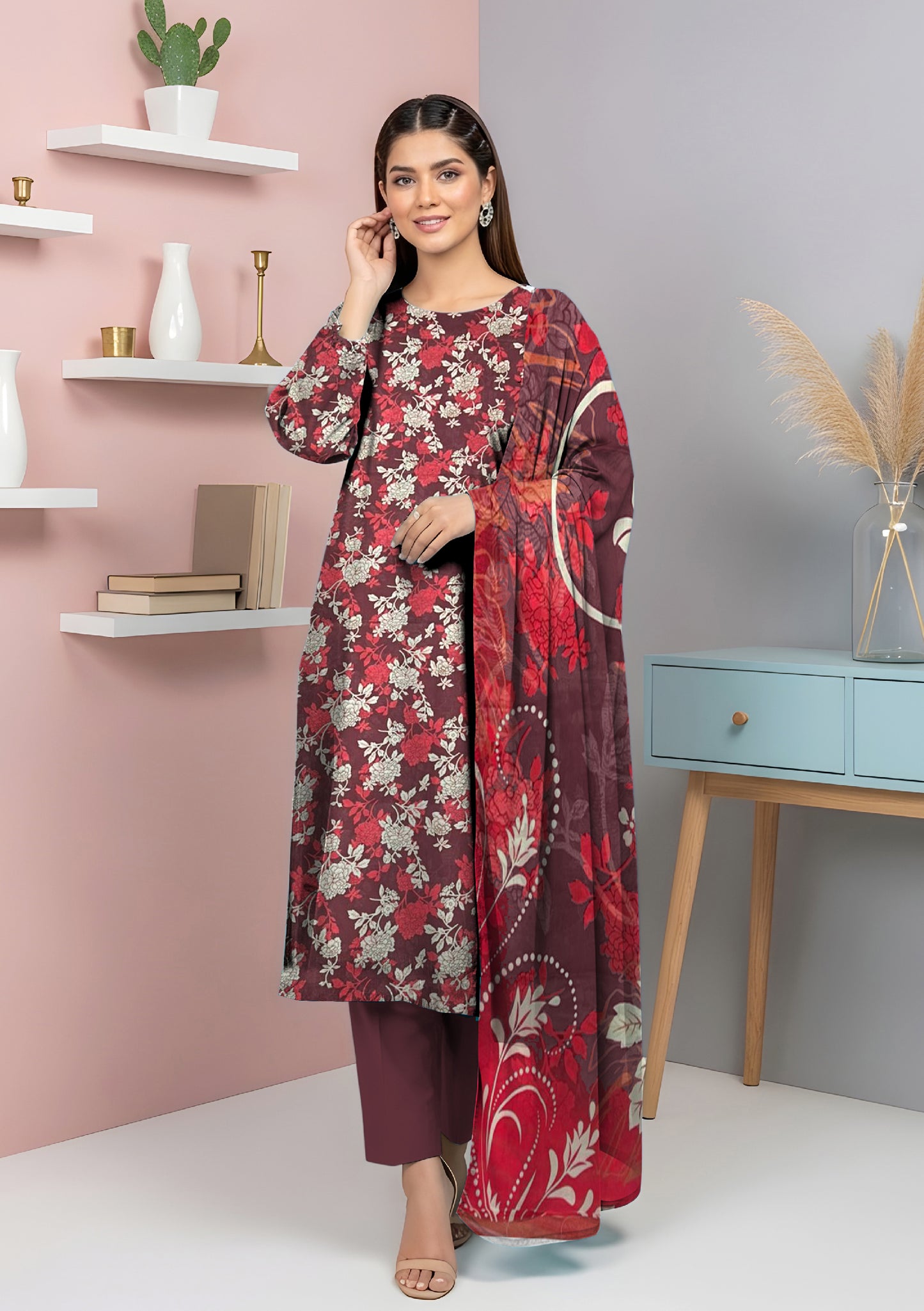 Gull e Zahra 3Pcs DE-LA42-P30403
