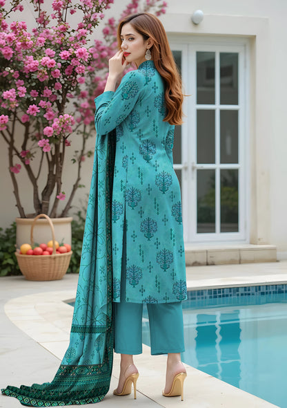 BinNoor Fab Lawn 3Pcs De-LA22-P30219