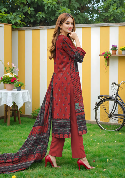 BinNoor Fab Linen Bana Dora 3pcs De-BL23-P30221