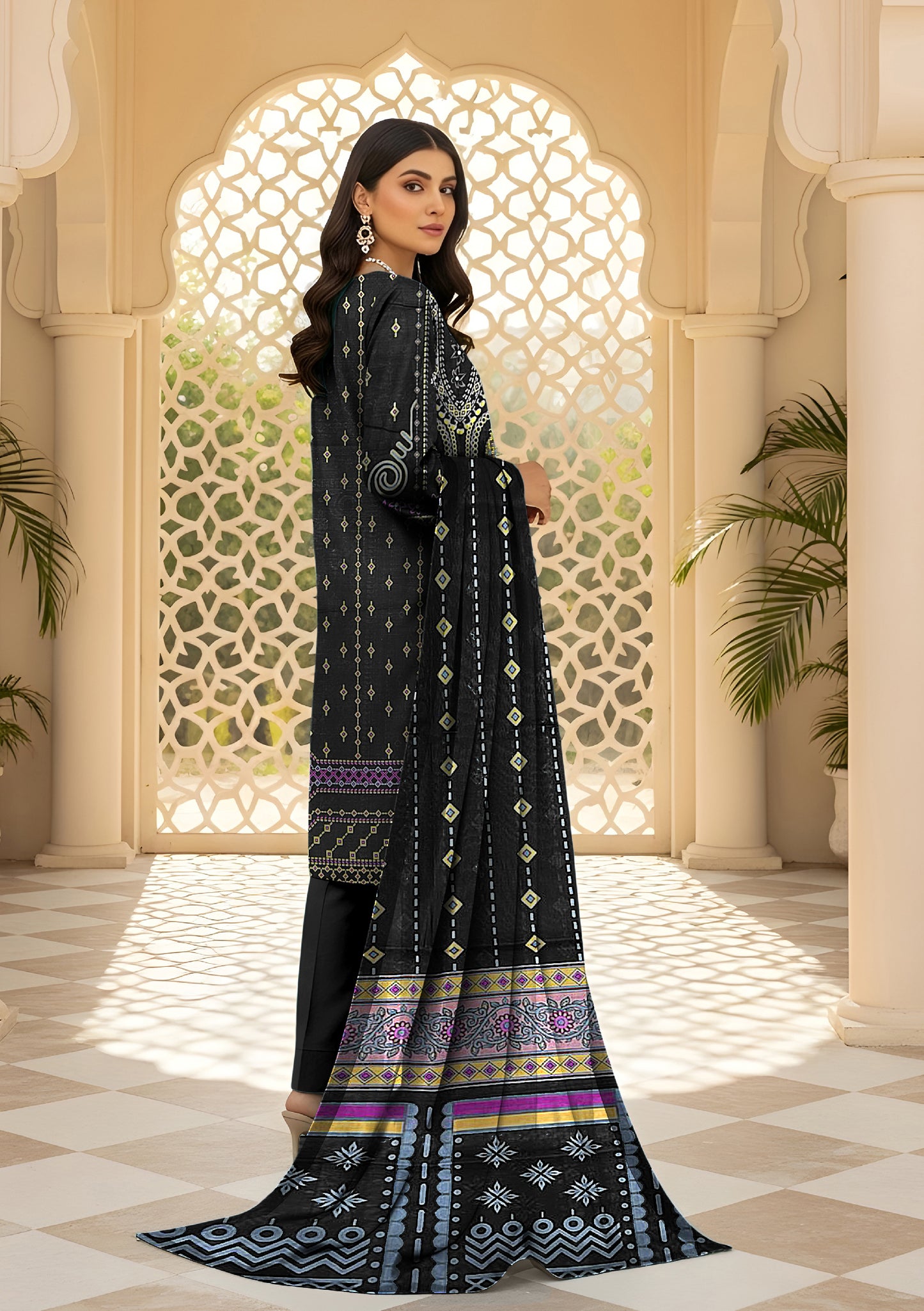 Noor Jahan 3Pcs De-LA35-P30333