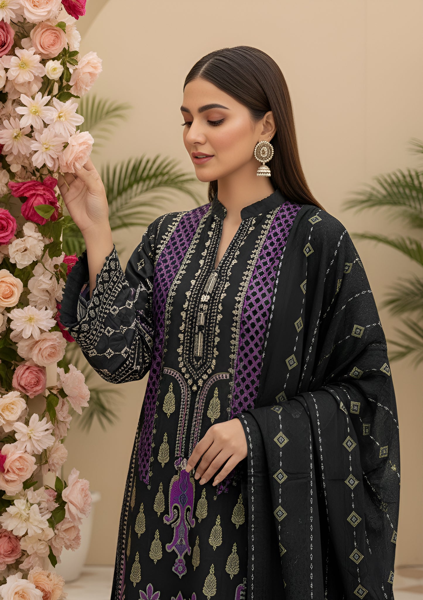 Noor Jahan 3Pcs De-LA35-P30333