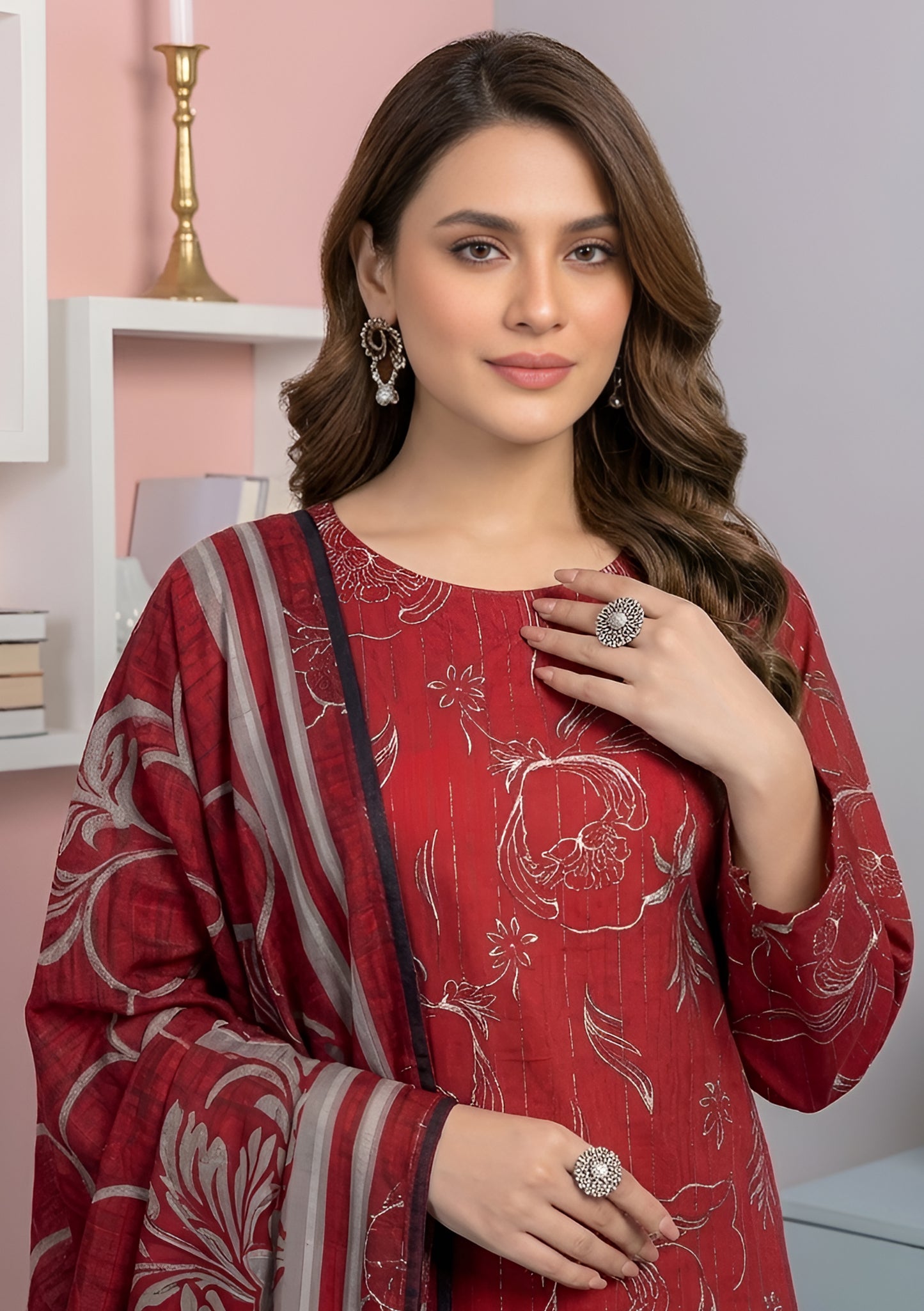 Gull e Zahra 3Pcs DE-LA42-P30409