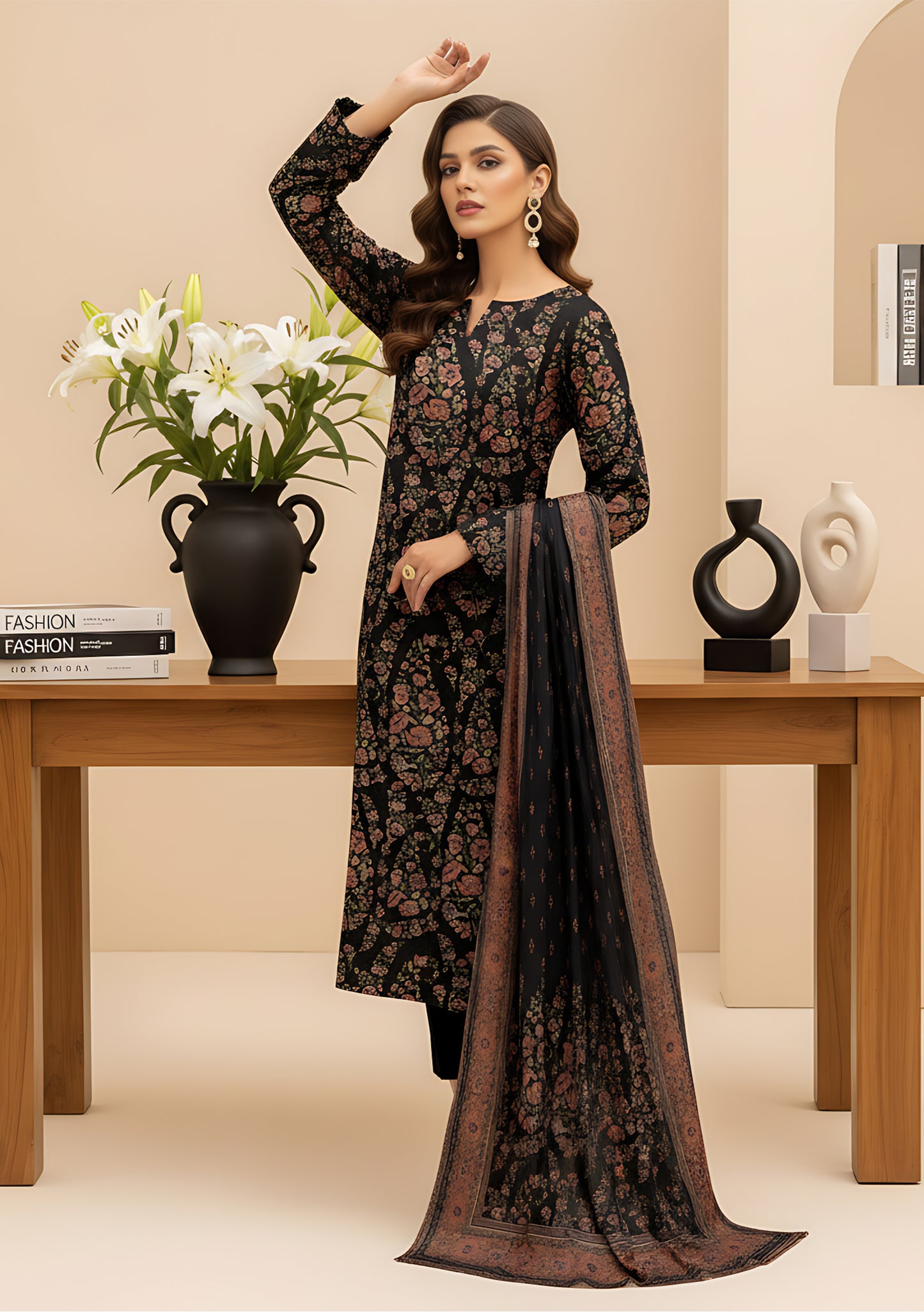 Gul Badan 3Pcs De-LA34-P30323