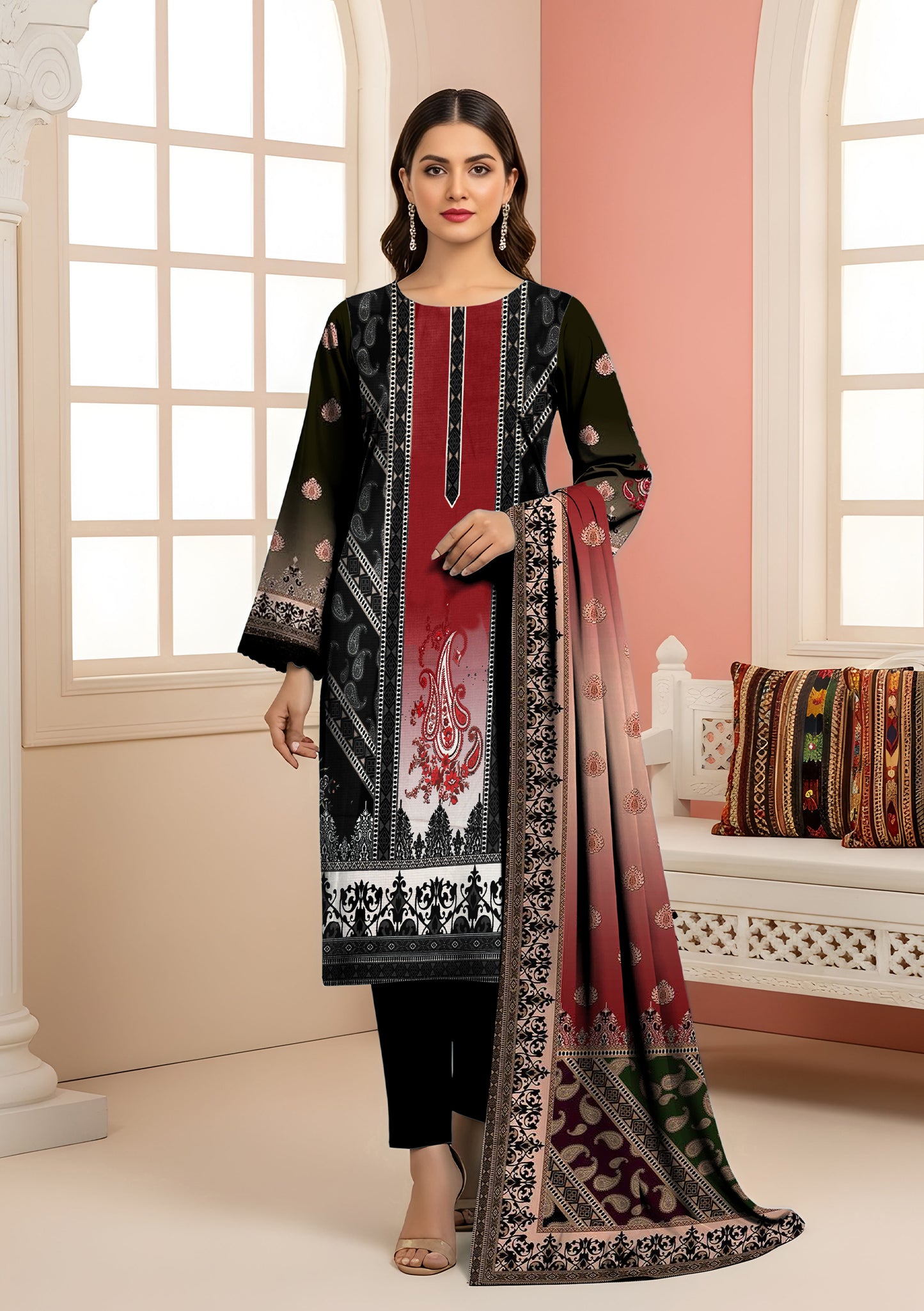 Sapna 3Pcs DE-LA45-P30433