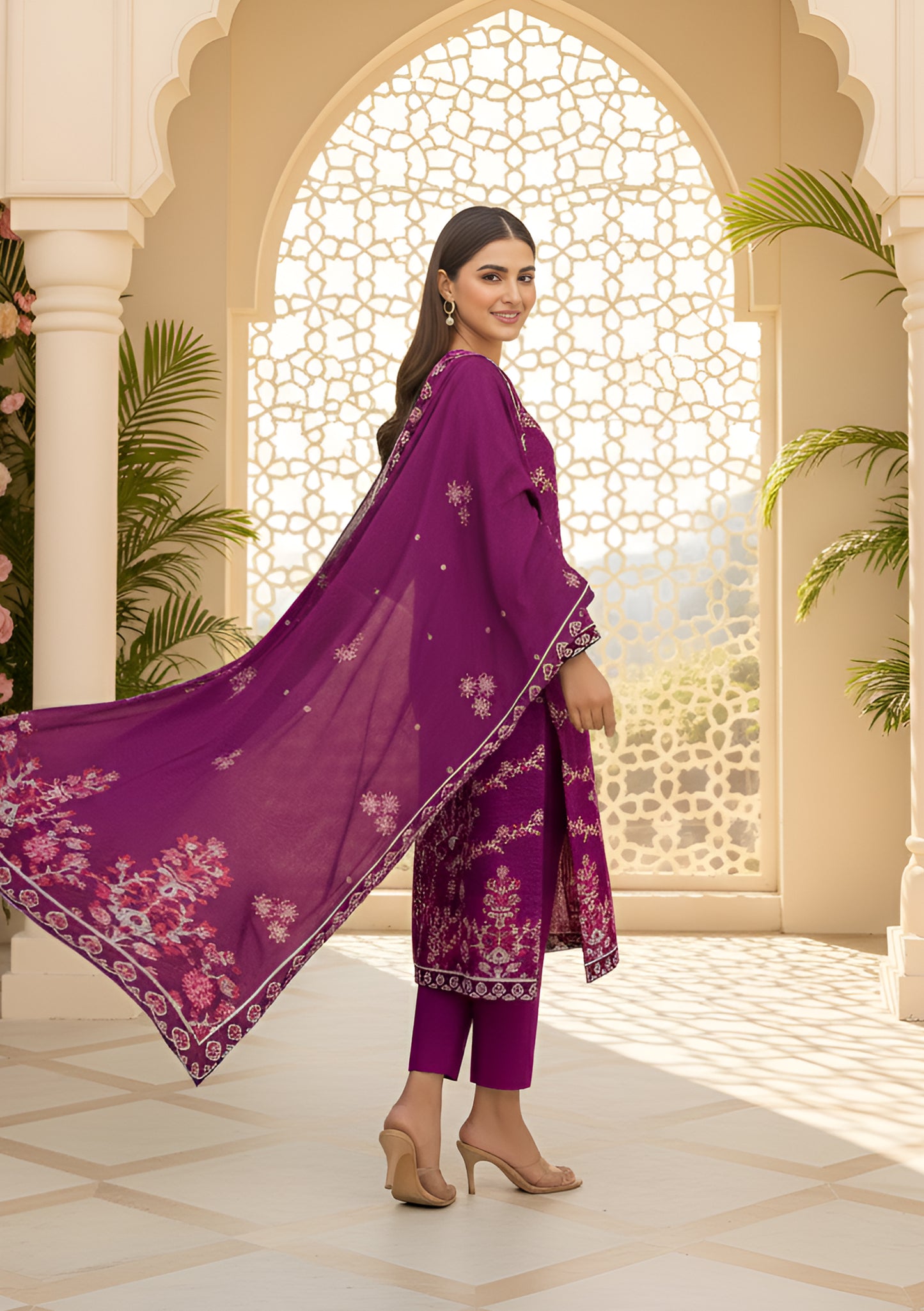 Noor Jahan 3Pcs De-LA35-P30334