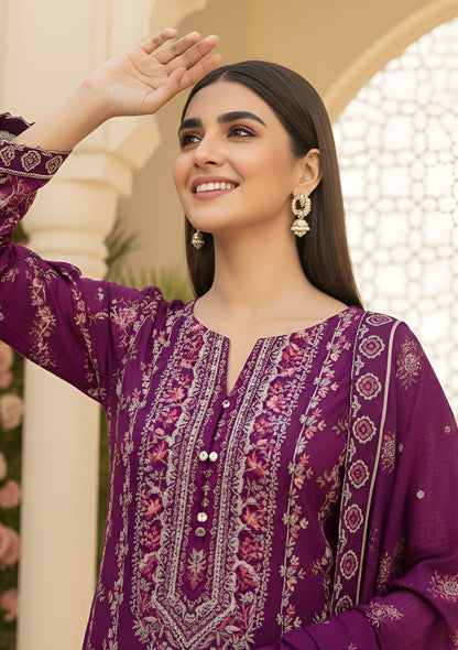 Noor Jahan 3Pcs De-LA35-P30334