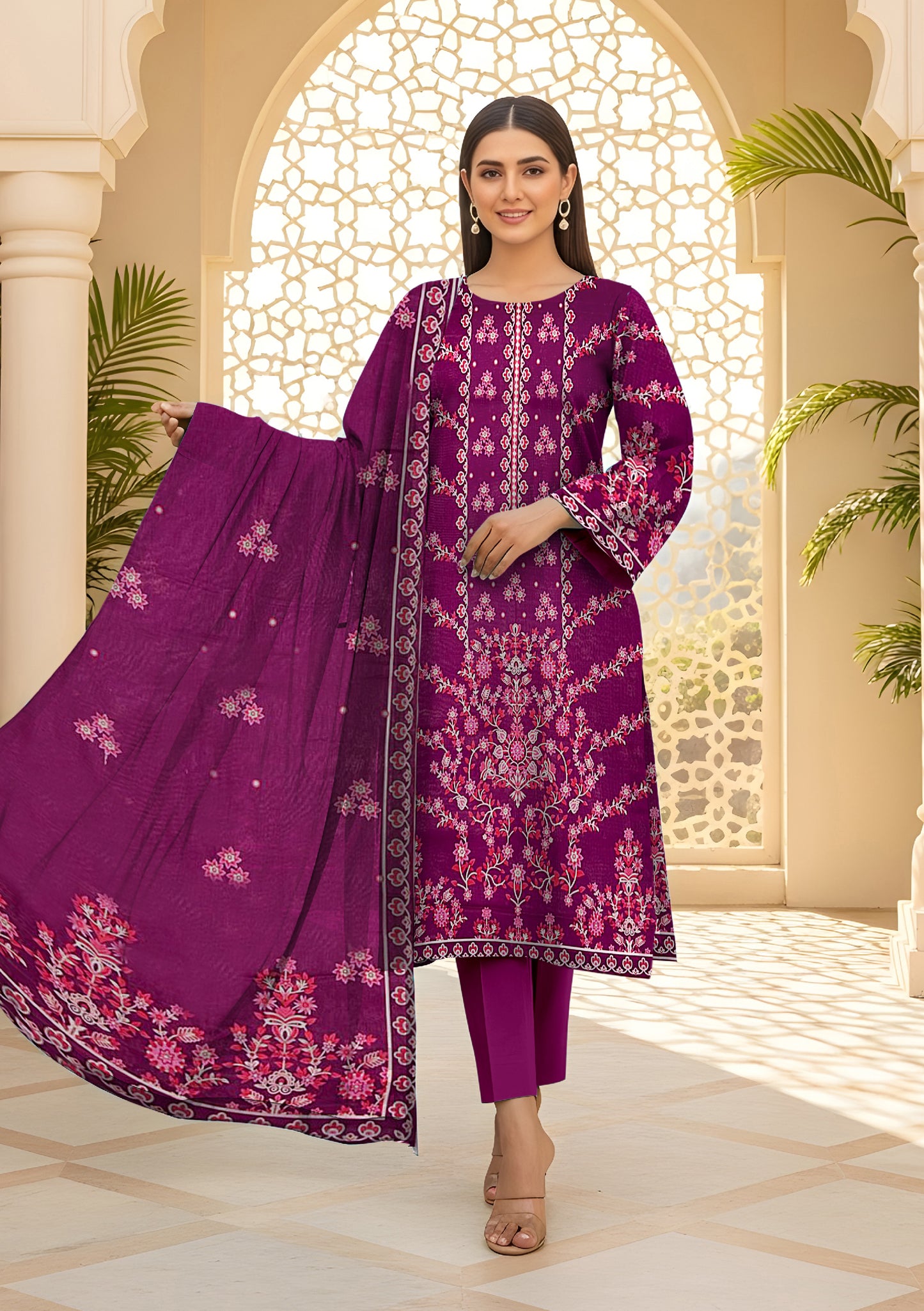 Noor Jahan 3Pcs De-LA35-P30334
