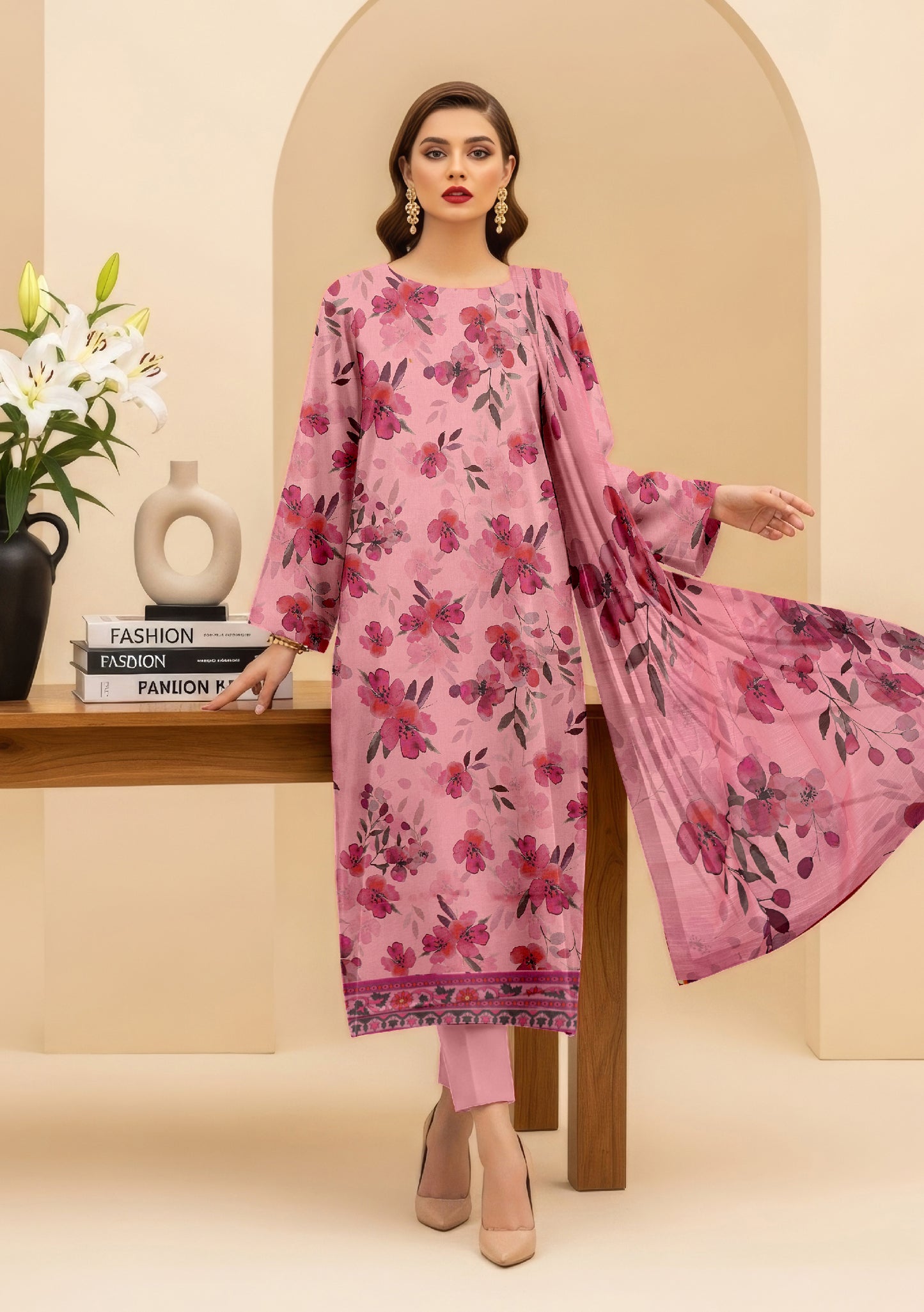 Gul Badan 3Pcs De-LA34-P30325