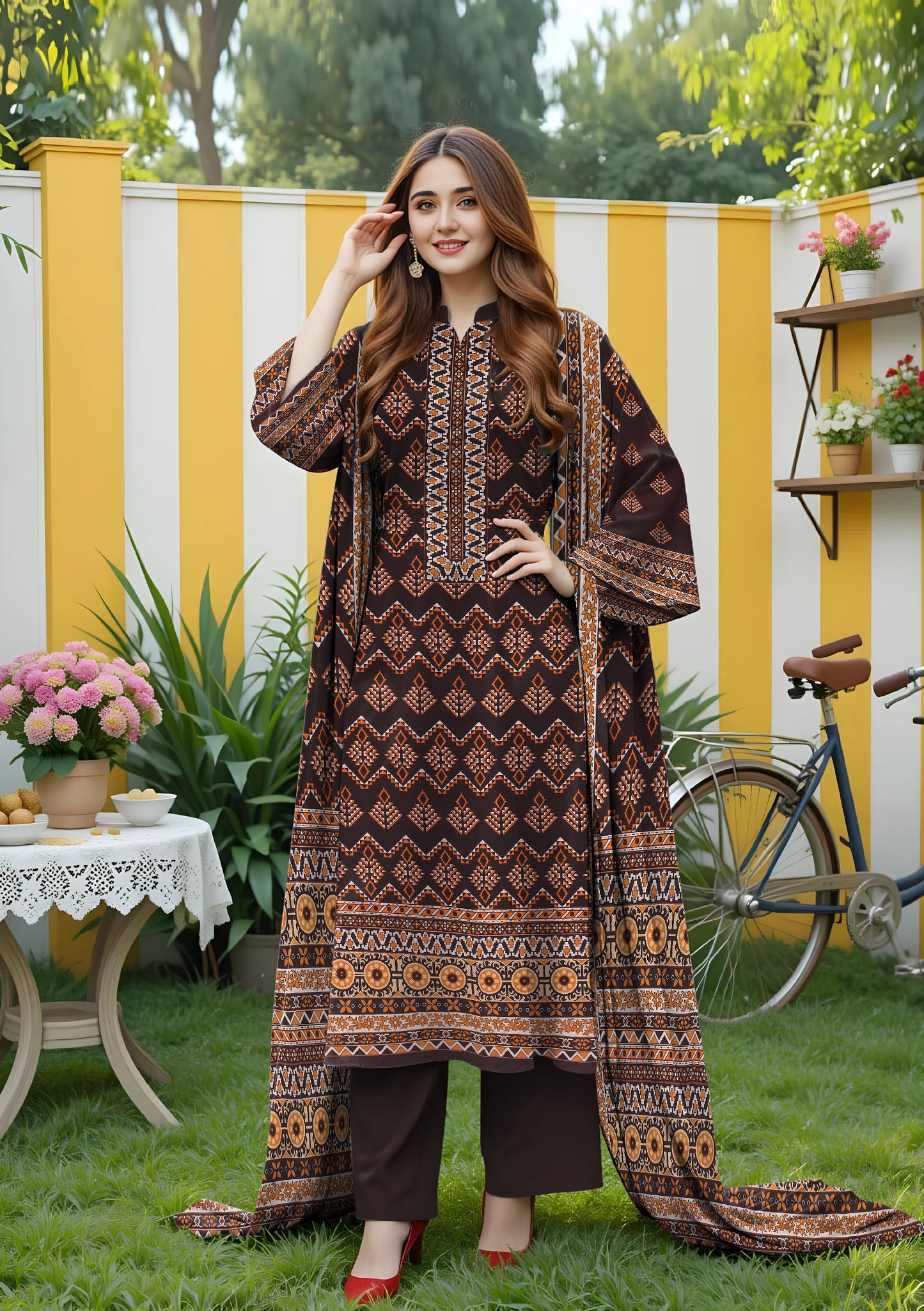 BinNoor Fab Linen Bana Dora 3pcs De-BL23-P30223