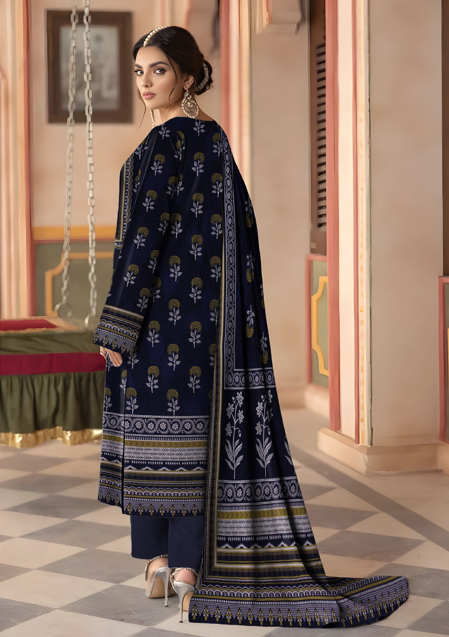 BinNoor Fab Linen Bana Dora 3pcs De-BL25-P30240