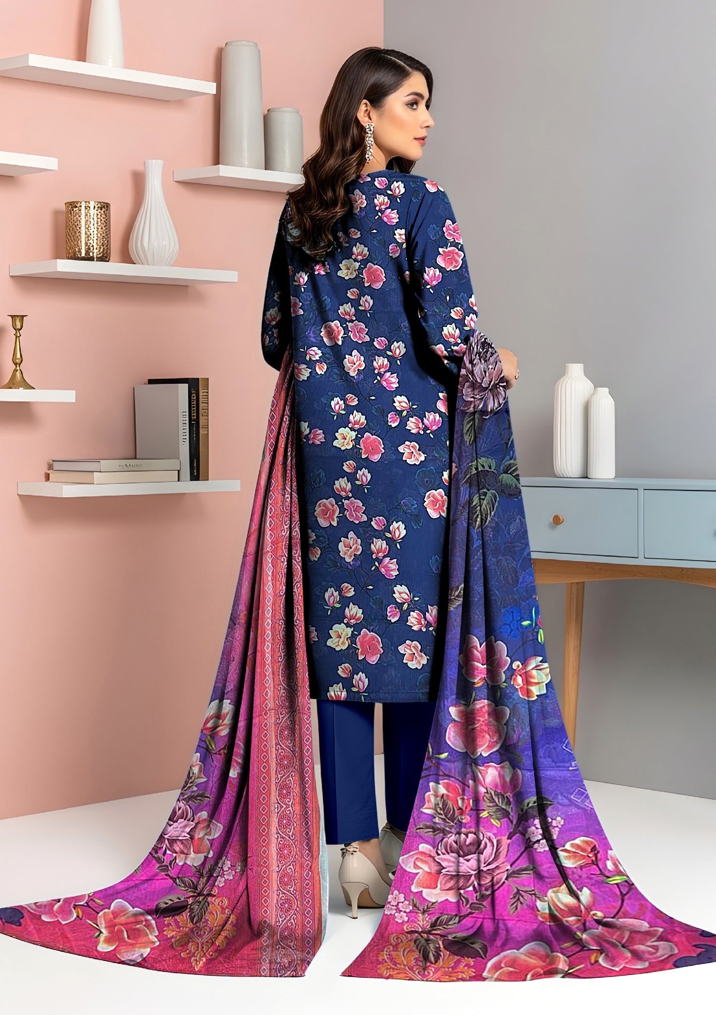 Gull e Zahra 3Pcs DE-LA42-P30405