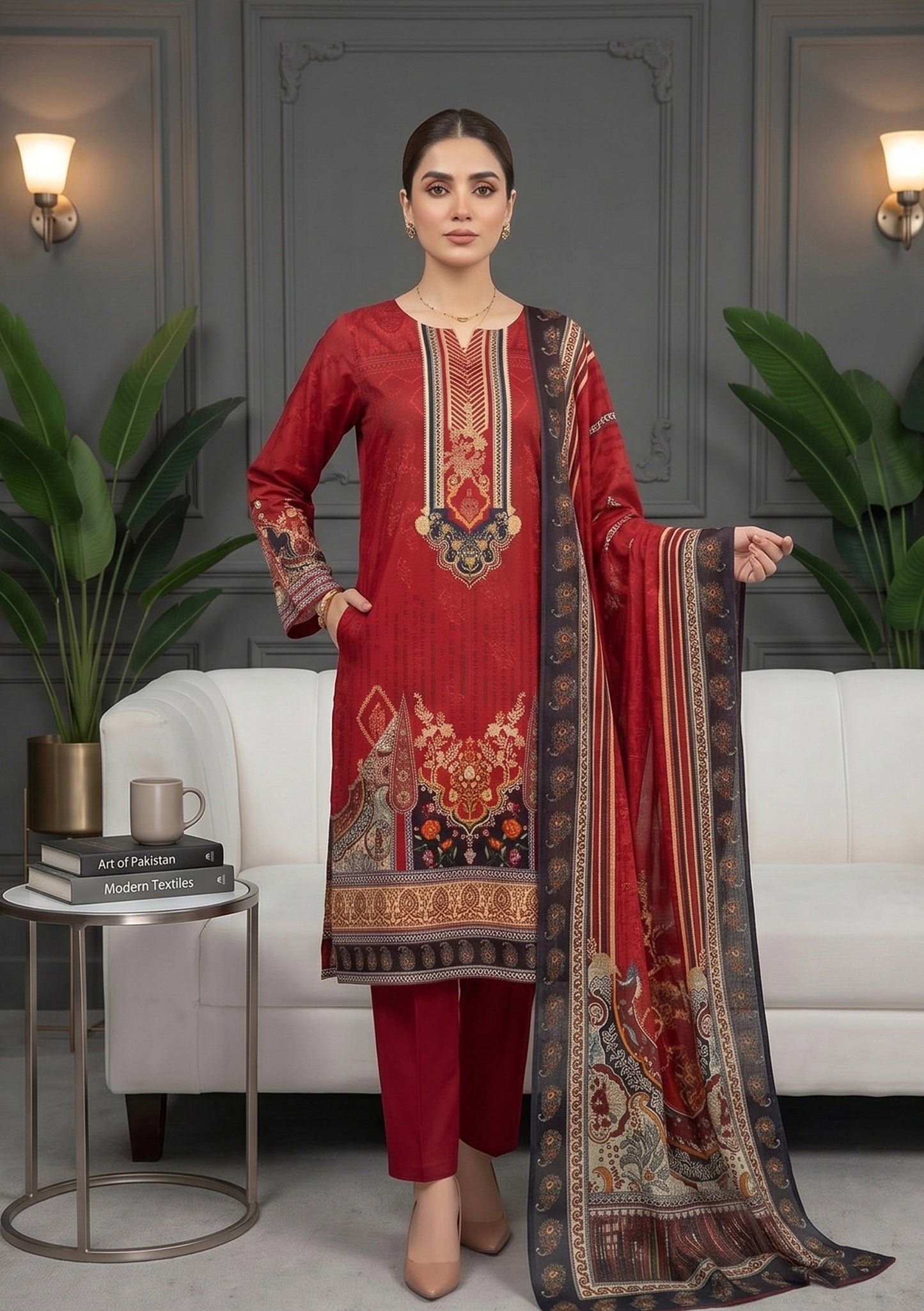 Noor 3Pcs DE-LA68-P30665