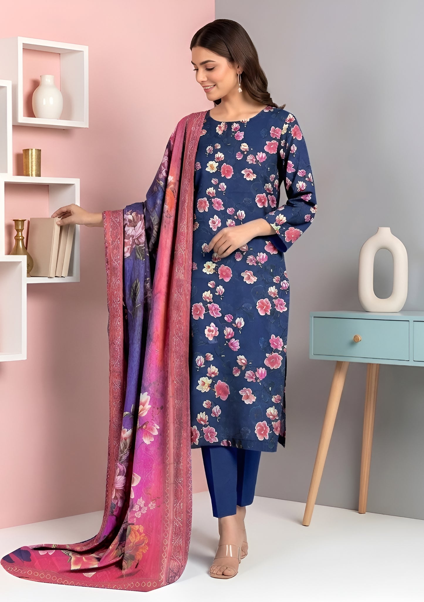 Gull e Zahra 3Pcs DE-LA42-P30405