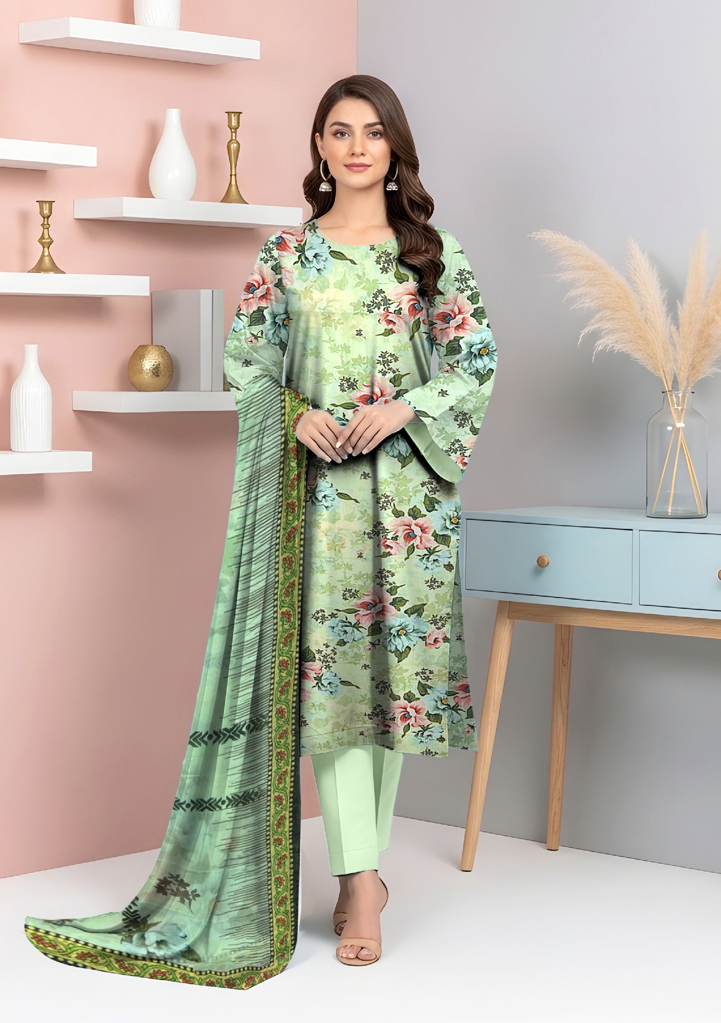 Gull e Zahra 3Pcs DE-LA42-P30406