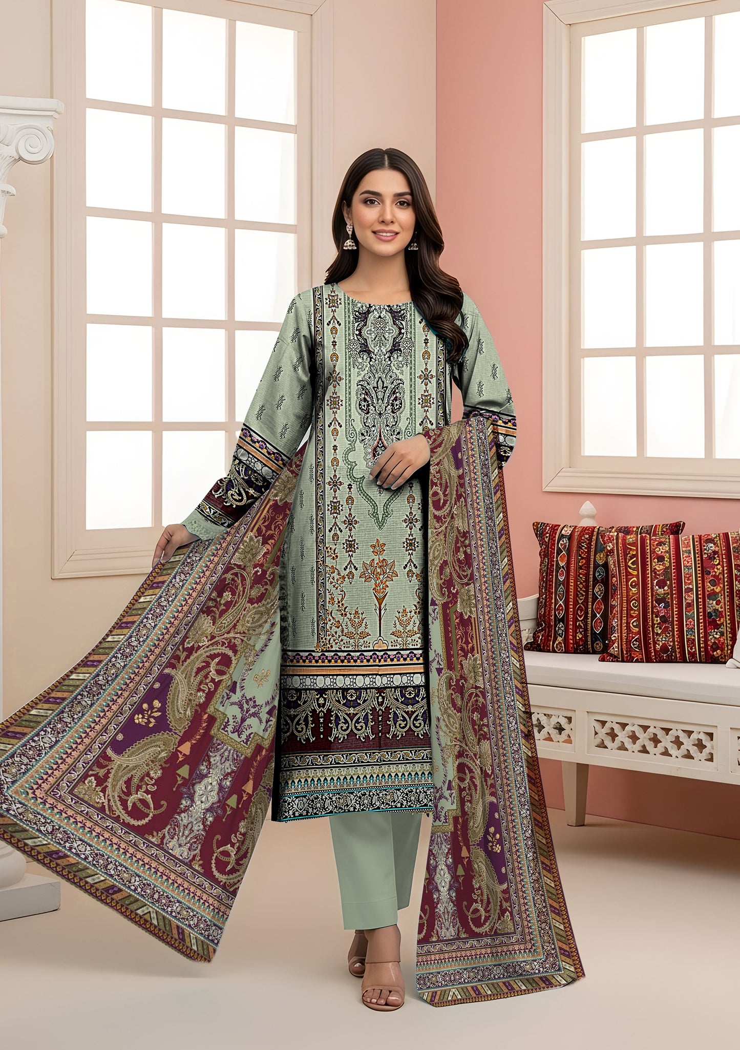 Sapna 3Pcs DE-LA45-P30436