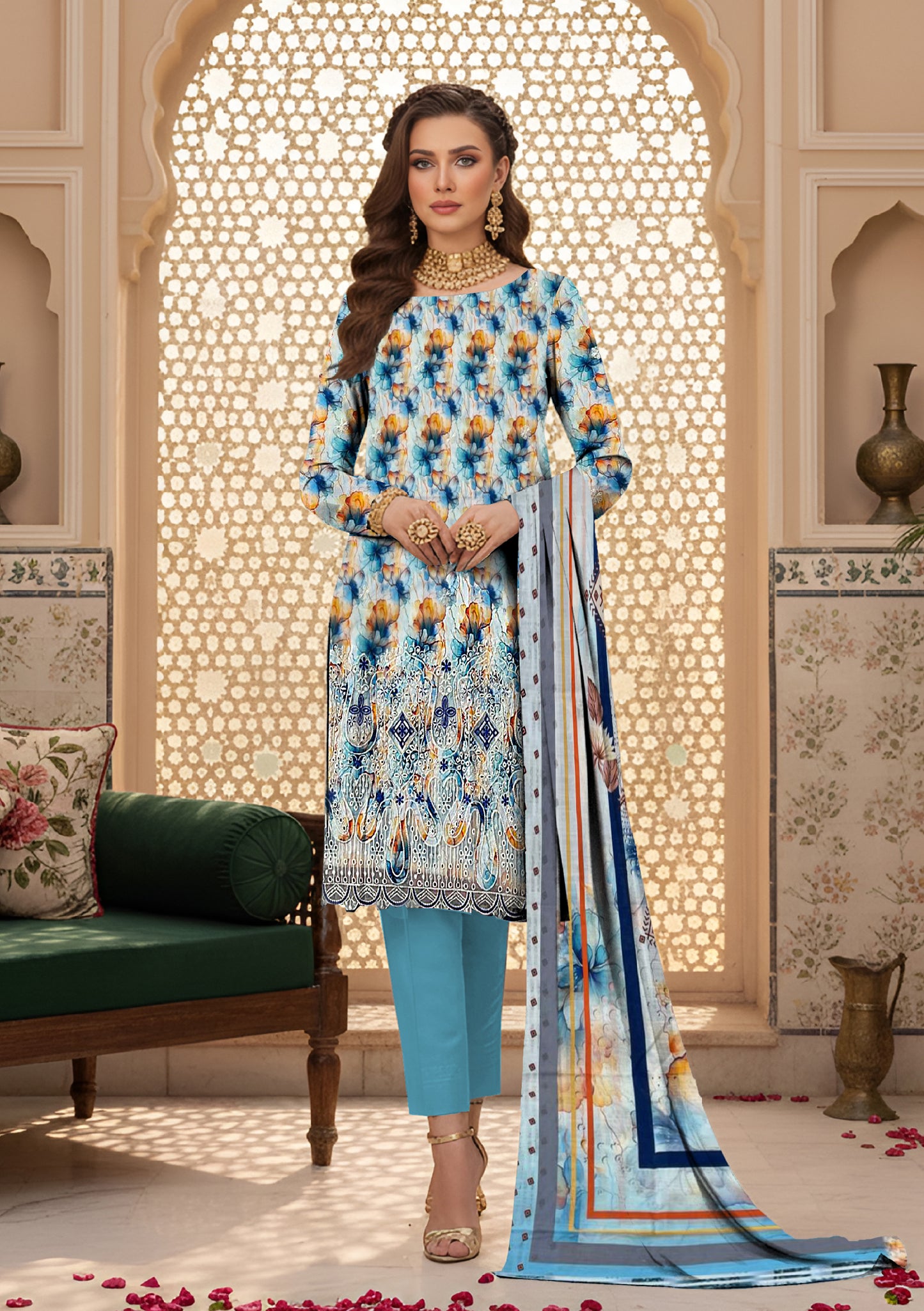 Nayab 3Pcs DE-LA56-EP30546