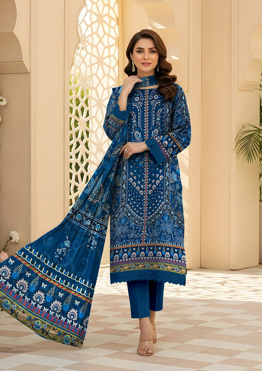 Noor Jahan 3Pcs De-LA35-P30336