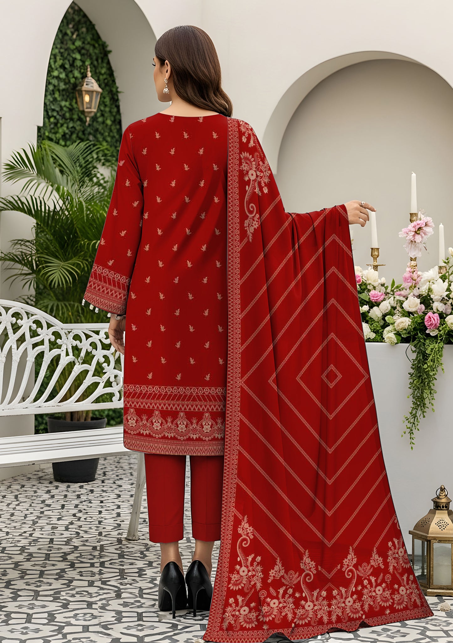 BinNoor Fab Khaddar 3Pcs De-KH31-P30296