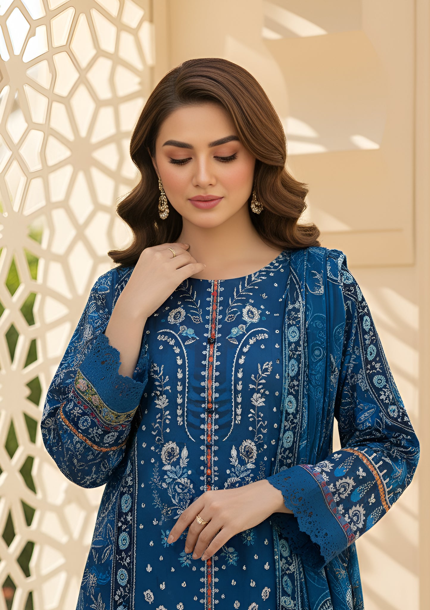 Noor Jahan 3Pcs De-LA35-P30336