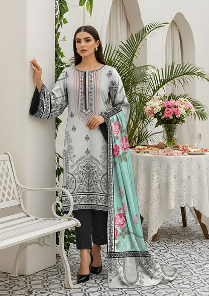 BinNoor Fab Khaddar 3Pcs De-KH31-P30297