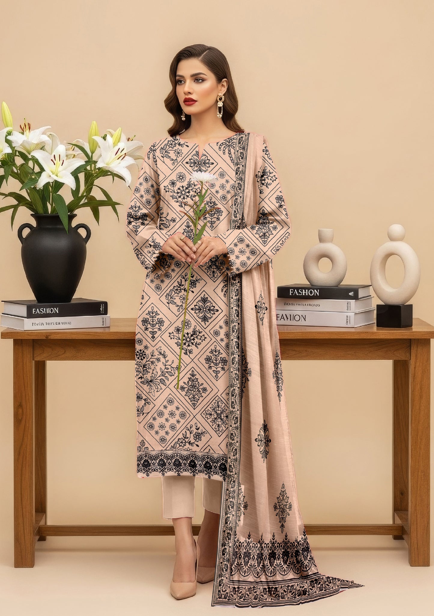 Gul Badan 3Pcs De-LA34-P30327